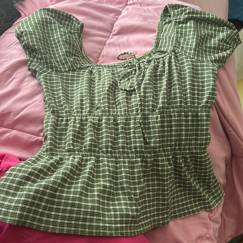 Green summer shirt